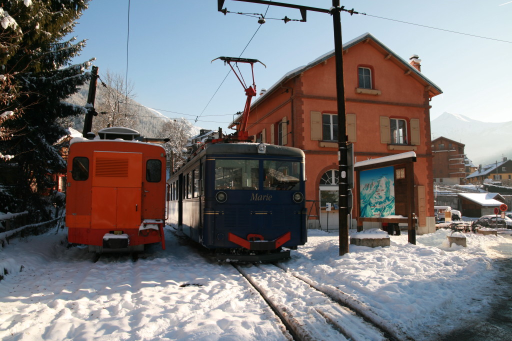 Train à Saint-Gervais