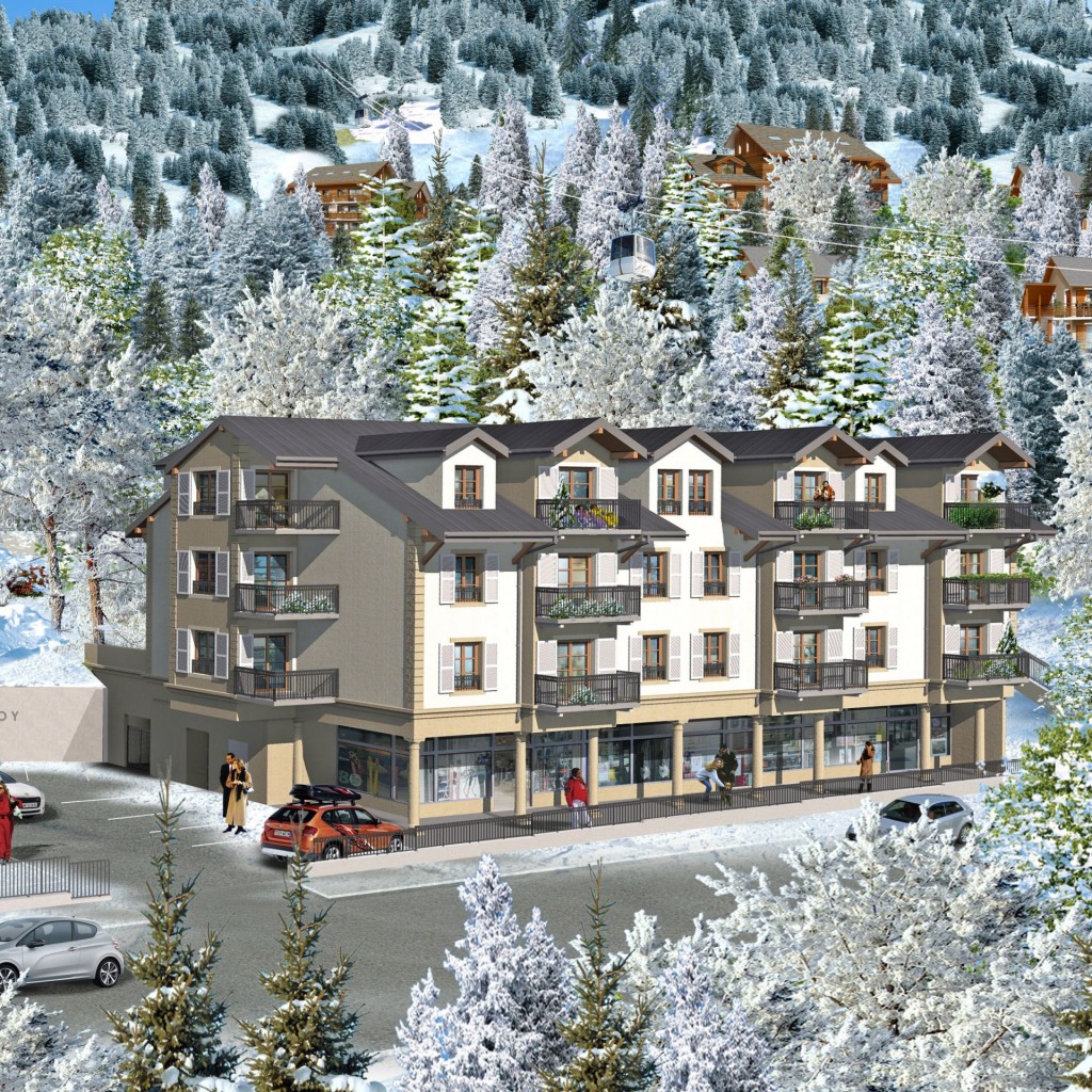 new build property in St Gervais