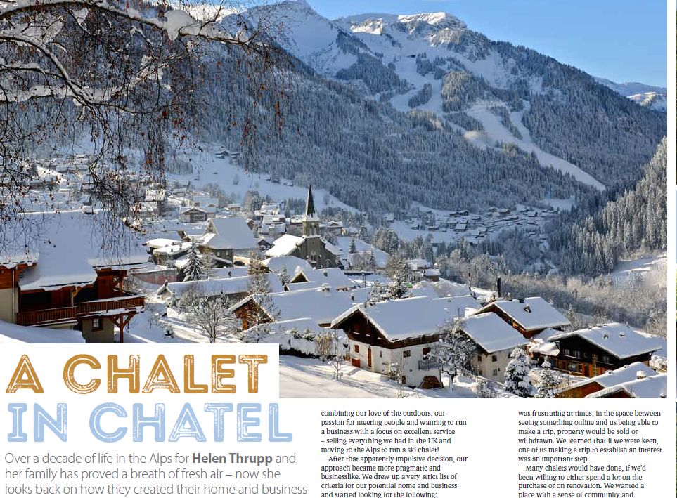 chalet in chatel