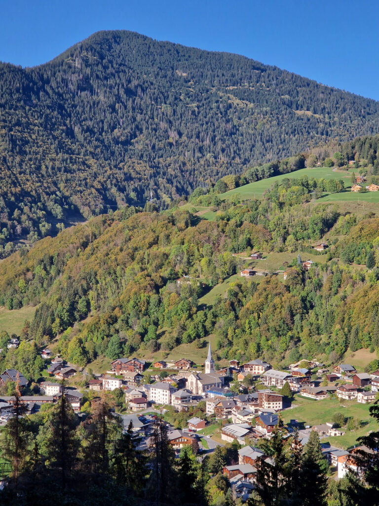 Centre du village de St Jean d'Aulps